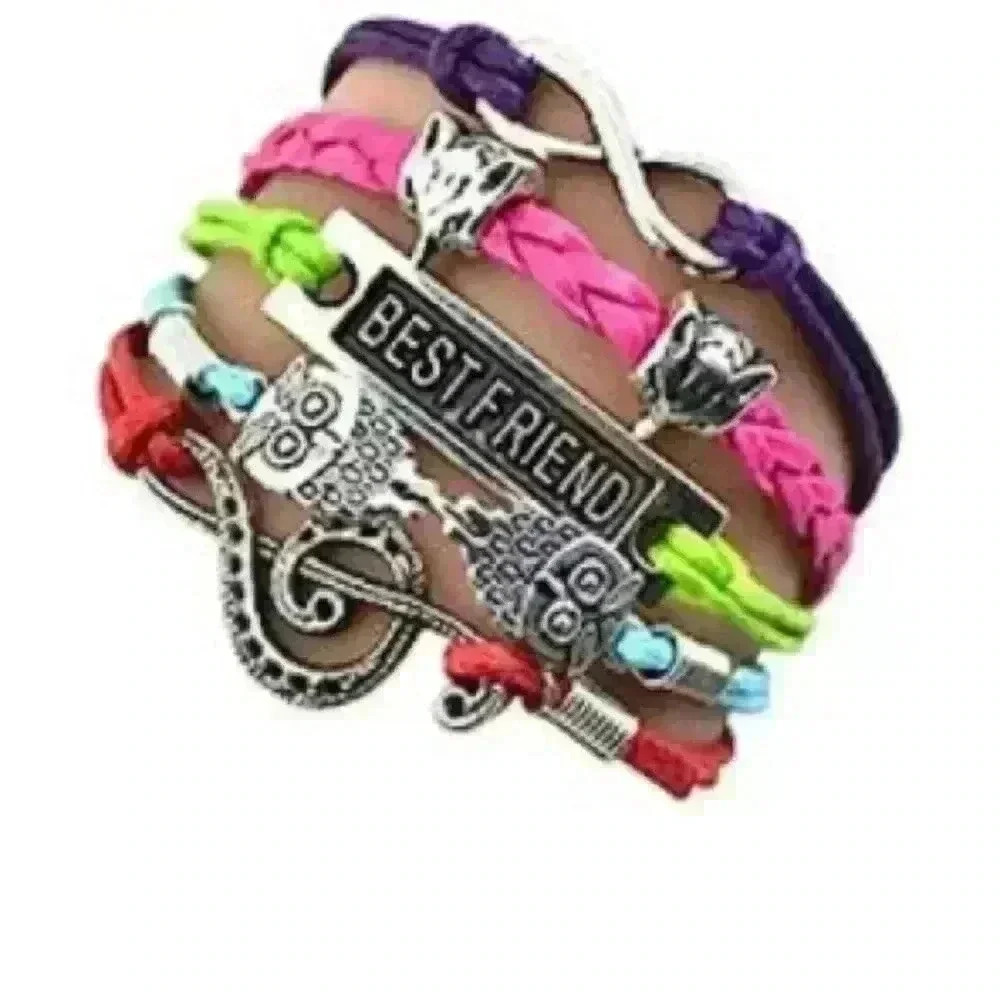 Handmade Braided Multi Layers Vintage Woven Rope Wrap Bracelets